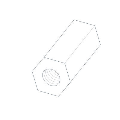 Colonnina distanziale filettata - HELICAL - femmina / per scheda a circuito stampato / maschio