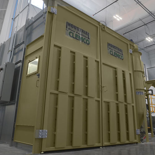 Cabina di sabbiatura a pressione - CLEMCO INDUSTRIES - manuale
