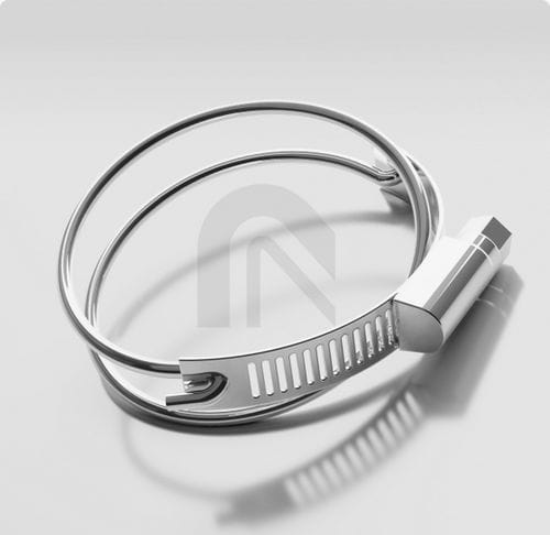 Fascetta stringitubo in acciaio inossidabile - Master-Grip  - Masterflex SE - a filo / doppia