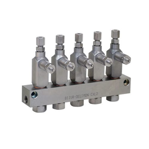 Iniettore volumetrico - CXL2  - BIJUR DELIMON INTERNATIONAL - per olio / automatico / per grasso