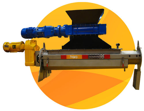 Compattatore per rifiuti fisso - Screwpactor™ - Headworks Bio Inc.  - a coclea