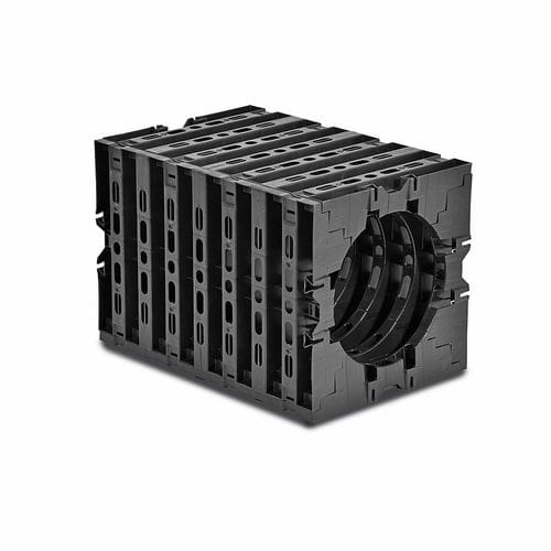 Pozzetto di drenaggio per il trattamento dell'acqua piovana - CONTROLBOX® 400 - Hewitech 