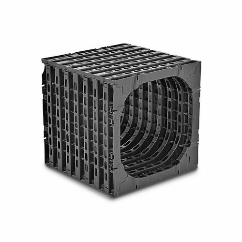 Pozzetto di drenaggio per il trattamento dell'acqua piovana -  CONTROLBOX® 600 - Hewitech 