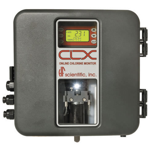 Analizzatore di cloro - CLX - HF scientific - d'acqua / di portata / da integrare