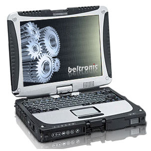 Computer portatile Windows 7 - Toughbook CF19 - BELTRONIC - IP65 / robusto / di LCD