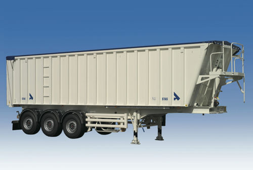 Rimorchio con cassone ribaltabile - STAS bv - Hüffermann Transportsysteme GmbH  - da cantiere / a 3 assi / trainato