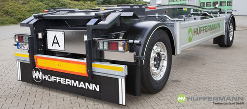 Rimorchio per veicolo - HSA  - Hüffermann Transportsysteme GmbH  - a 2 assi / trainato