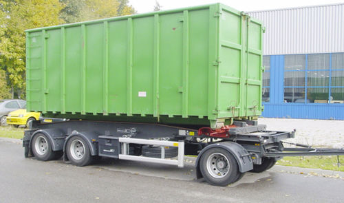 Rimorchio per contenitore - Benelux - Hüffermann Transportsysteme GmbH  - per attrezzatura industriale / a 3 assi / trainato