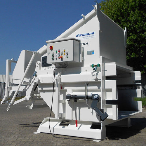 Compattatore per rifiuti fisso - Husmann Umwelt-Technik - idraulico