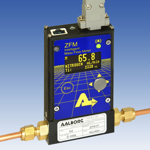 Misuratore di portata termico - ZFM - Aalborg Instruments - massico / per gas / in linea