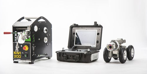 Robot di ispezione per canalizzazioni - Camboss 150_IV - I.B.O.S. EU a.s.  - su ruota