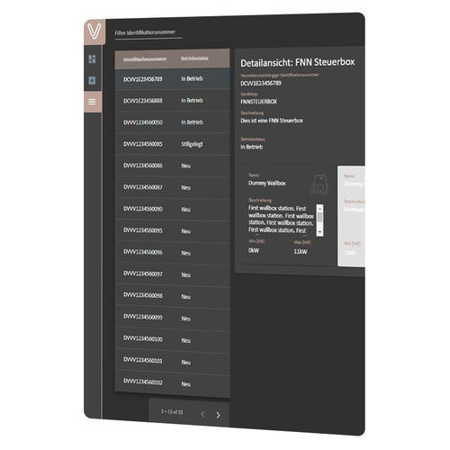 Software di gestione - IDSpecto.CLS-Operator - VIVAVIS - di gestione dell'energia / di interfaccia / di regolazione