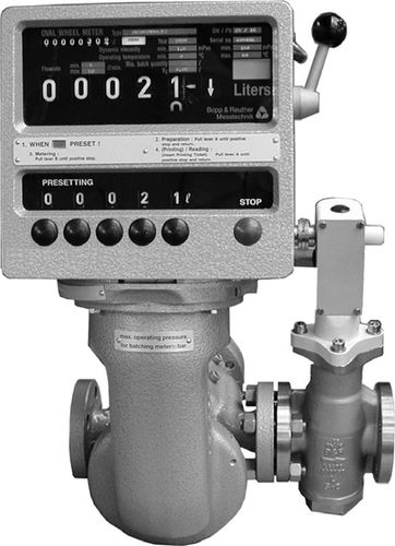 Misuratore di portata a pignoni ovali - OK series - Bopp & Reuther Messtechnik GmbH - volumetrico / per liquidi / in linea