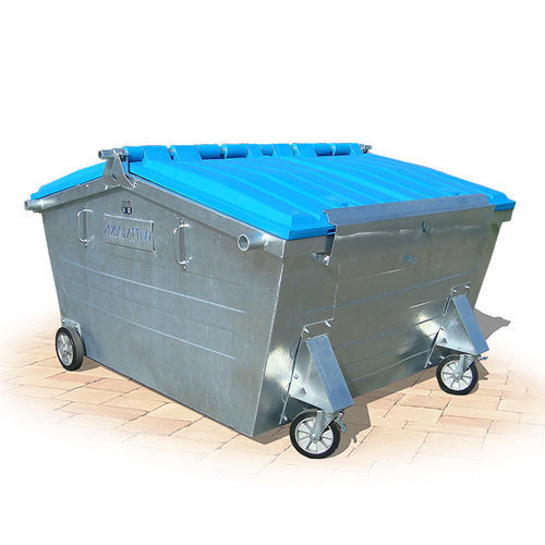 Cassonetto con caricamento posteriore - UB series - IVB Umwelttechnik GmbH  - in acciaio / in plastica / per il riciclaggio