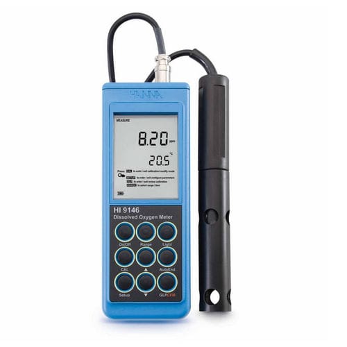 Apparecchio di misura di ossigeno disciolto - HI9146 - Hanna Instruments - di concentrazione / da laboratorio / portatile