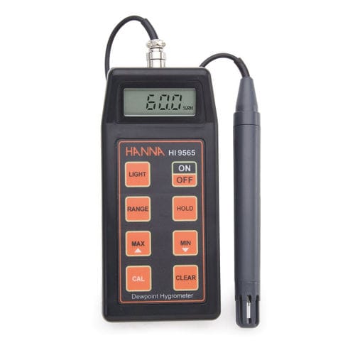 Termo-igrometro digitale - HI9565 - Hanna Instruments - portatile / a punto di rugiada / umidità relativa