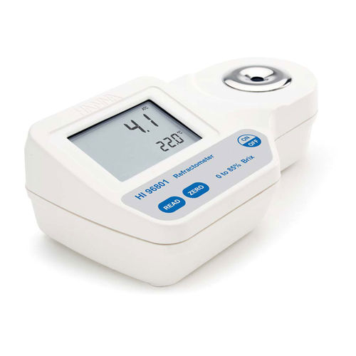 Rifrattometro digitale - HI96801 - Hanna Instruments - portatile / per l'industria agroalimentare