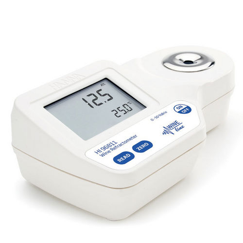Rifrattometro digitale - HI96811 - Hanna Instruments - ad alta precisione / portatile / per enologia