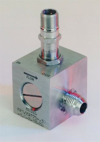 Misuratore di portata a micro-turbina - Hoffer Flow Controls - volumetrico / per liquidi / in linea
