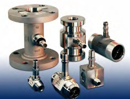 Misuratore di portata a turbina - HO series - Hoffer Flow Controls - volumetrico / per liquidi / in linea