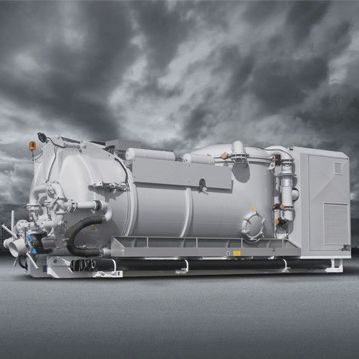 Aspiratore compressore a secco - MEGAVAC LOADER - KOKS Group b.v.  - con motore diesel / mobile