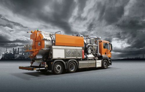 Camion di caricamento per aspirazione - ECOVAC - KOKS Group b.v.  - a 3 assi / per cantiere