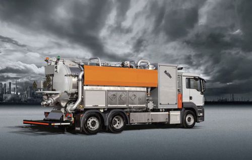Camion di caricamento per aspirazione - MULTIVAC - KOKS Group b.v.  - a 3 assi