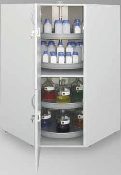 Armadio di stoccaggio - SLS-ECK 2 - LaCont Umwelttechnik GmbH  - a pavimento / con 2 sportelli / in metallo