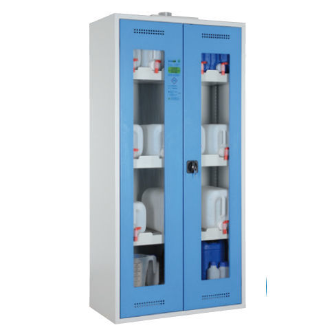 Armadio di stoccaggio - CHS-KAN 950 GL - LaCont Umwelttechnik GmbH  - a pavimento / a ripiani / con 2 sportelli
