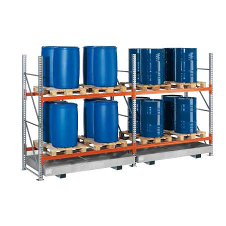 Scaffalatura regolabile - G-PR 2.22/360 - LaCont Umwelttechnik GmbH  - per fusti con vasca di ritenzione / per pallet / in acciaio galvanizzato