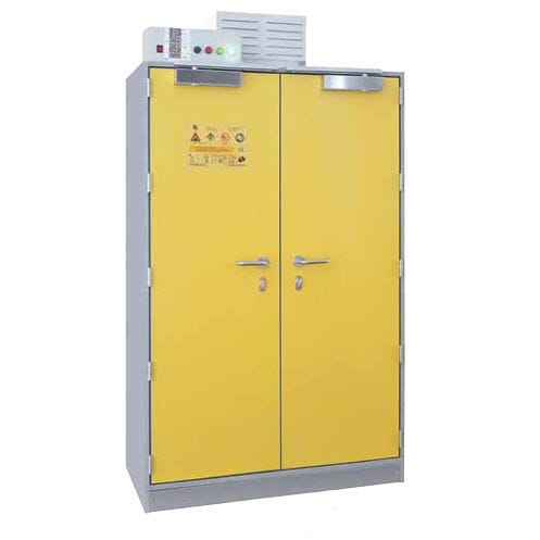 Armadio di stoccaggio - B80-8012-A - LaCont Umwelttechnik GmbH  - a pavimento / con 2 sportelli / per batterie agli ioni di litio