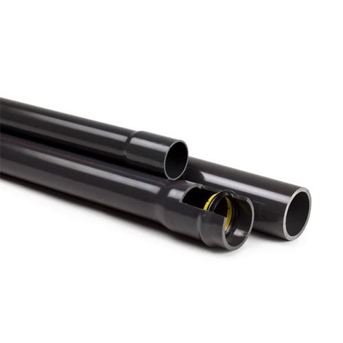 Tubo rigido per acqua - LARETER SpA - per prodotti alimentari / in PVC / per cantiere di costruzione