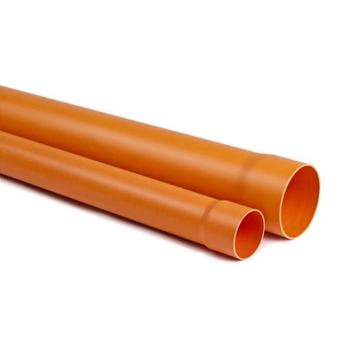 Tubo rigido per acqua - LARETER SpA  - per acque reflue / in PVC / per cantiere di costruzione