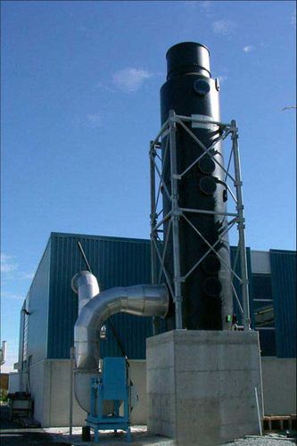 Scrubber a estrazione umida - LIKUSTA Umwelttechnik - biologico / per diossido di carbonio / compatto