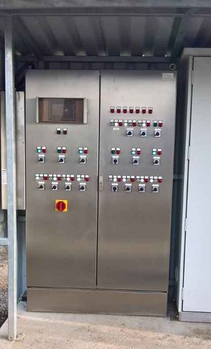 Armadio elettrico di comando - LIKUSTA Umwelttechnik - da terra / in acciaio / GRP