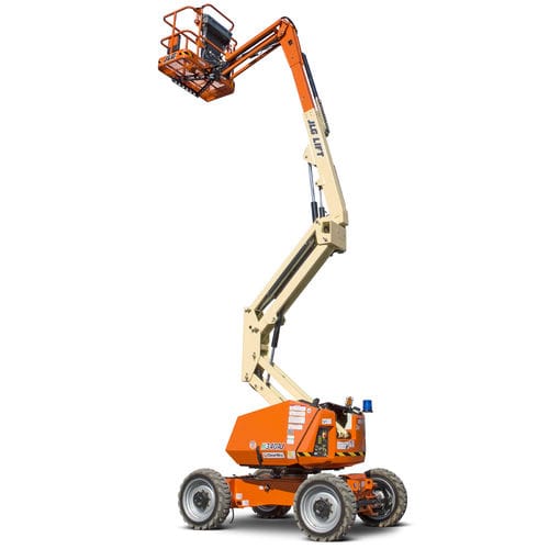 Piattaforma articolata su ruota - H340AJ - JLG Industries Inc. - ibrida diesel-elettrica / per uso in interni ed esterni