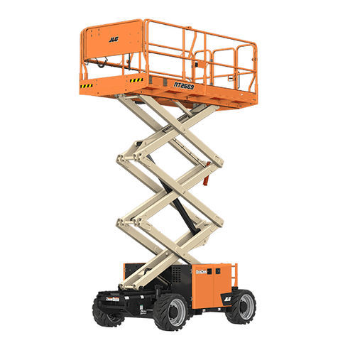 Piattaforma elevatrice a forbice su ruota - RT2669 - JLG Industries Inc. - per terreno accidentato