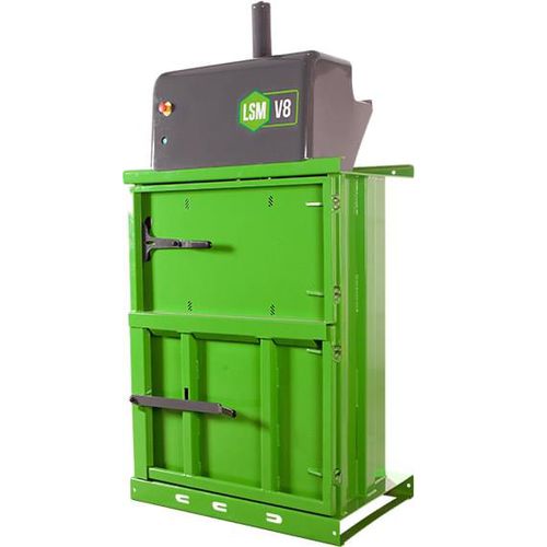 Pressa imballatrice per cartone - V8 - LSM Recycling Equipment - per carta / per plastica / per rifiuti