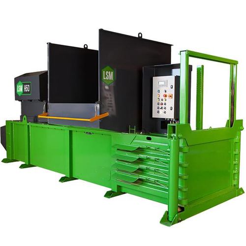 Pressa imballatrice per cartone - H50 - LSM Recycling Equipment - per carta / per plastica / per rifiuti