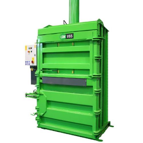 Pressa imballatrice per cartone - V65 - LSM Recycling Equipment - per carta / per plastica / per metalli