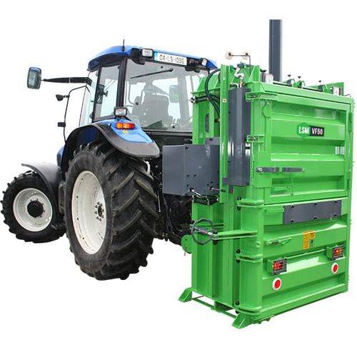 Pressa imballatrice per cartone - VF50 - LSM Recycling Equipment - per carta / per rifiuti / verticale