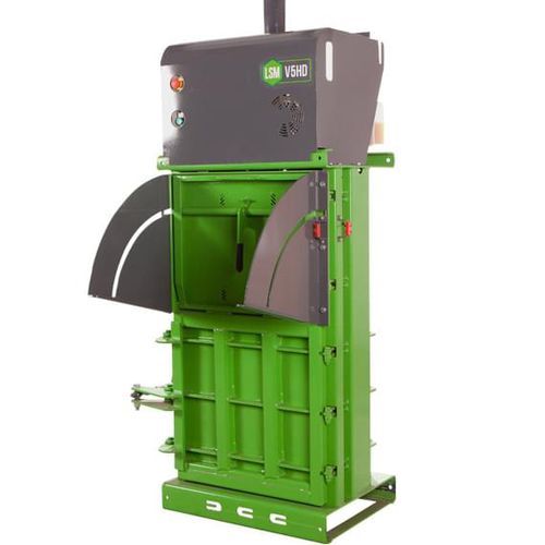 Pressa imballatrice per bottiglie - V5HD - LSM Recycling Equipment - per lattine / verticale / a carico frontale