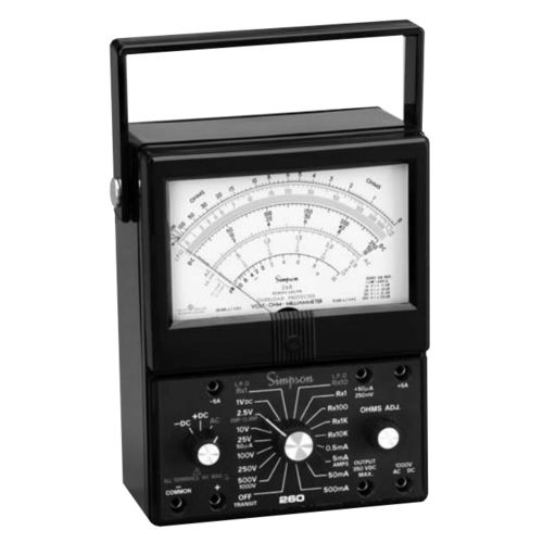 Multimetro analogico - 260-6XLM, 260-6LPM series - Simpson - portatile / 1000 V / 250 A
