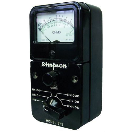 Ohmmetro analogico - 372-3 series - Simpson - portatile