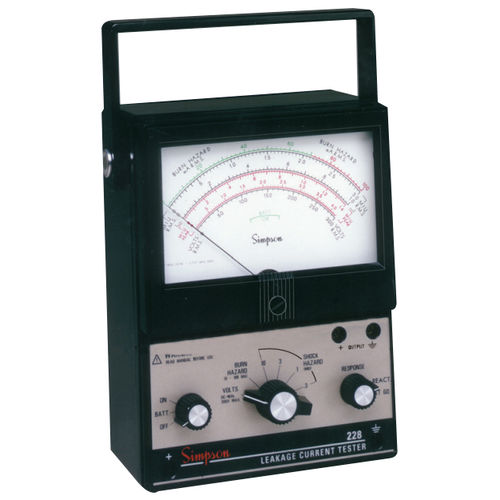Tester di corrente di fuga - 228 series - Simpson - di batteria / analogico