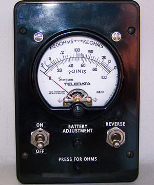 Tester di impedenza circuito - 8455 series - Simpson - di tensione / di rilevatore / per applicazioni telecom