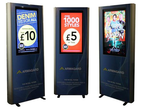 Totem pubblicitario - IDS-RT-P-MR - Armagard Ltd - LCD