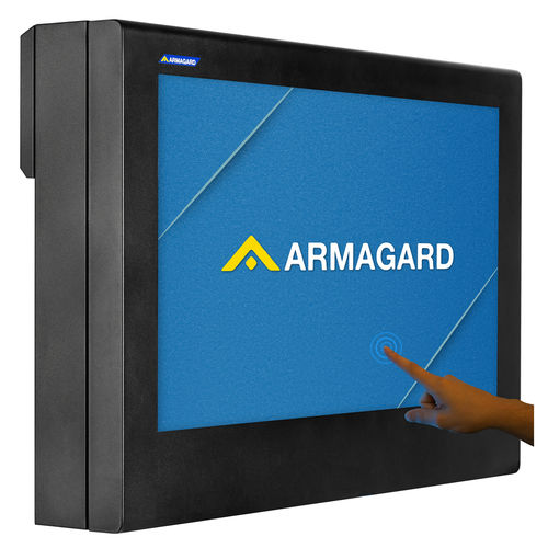 Scatola per schermo tattile - PDS-W-L-TS - Armagard Ltd - a parete / in acciaio dolce / in acciaio con rivestimento a polvere