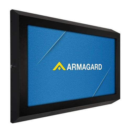 Scatola per schermo - PSS-W-L - Armagard Ltd - a parete / rettangolare / in policarbonato