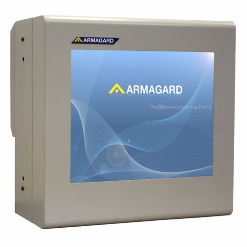 Scatola display LCD - PDS-19-W-L-US - Armagard Ltd - a parete / rettangolare / in acciaio inossidabile